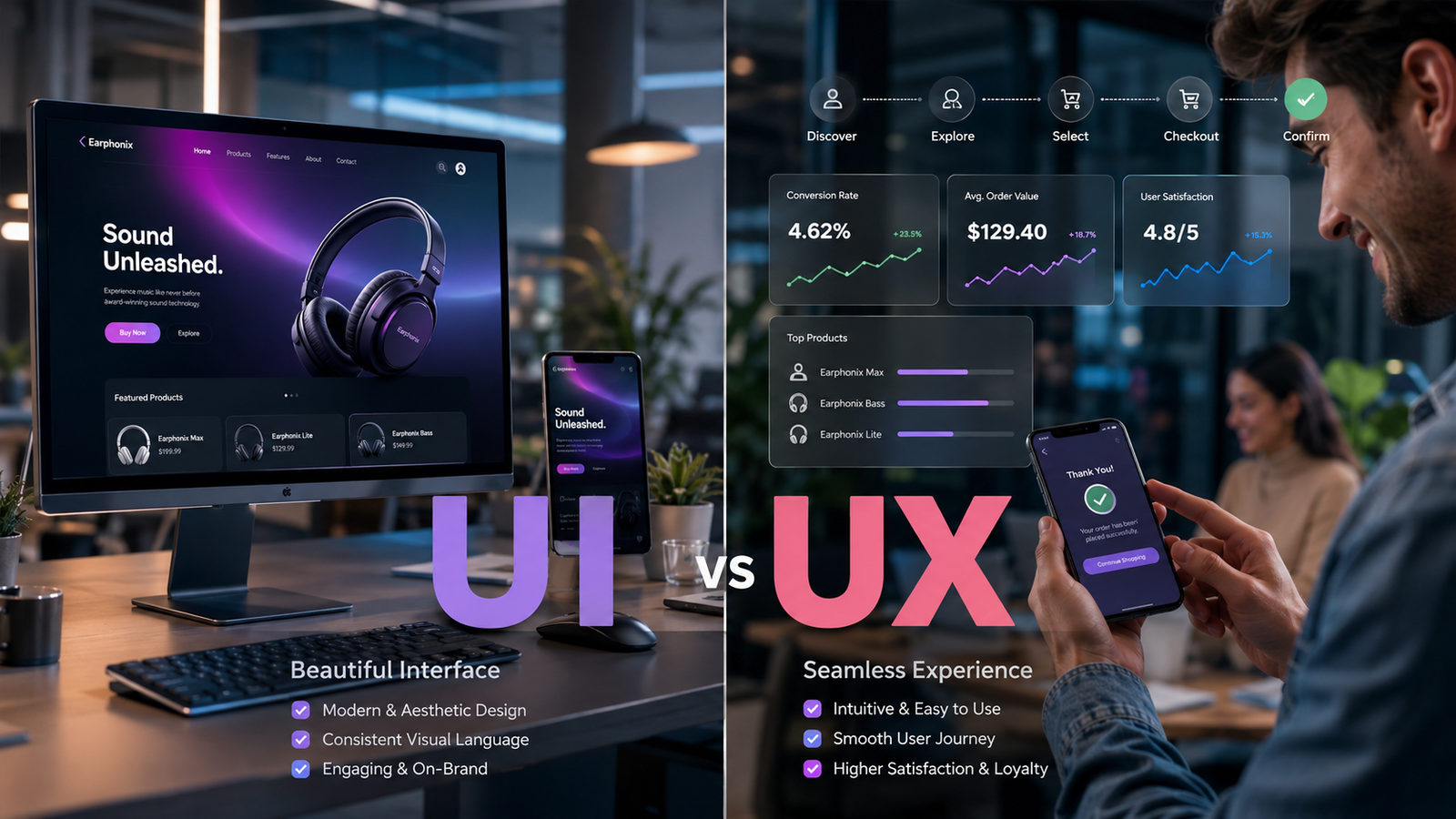 UI vs UX: The Difference Most Founders Miss (And Why It Costs Them Customers)