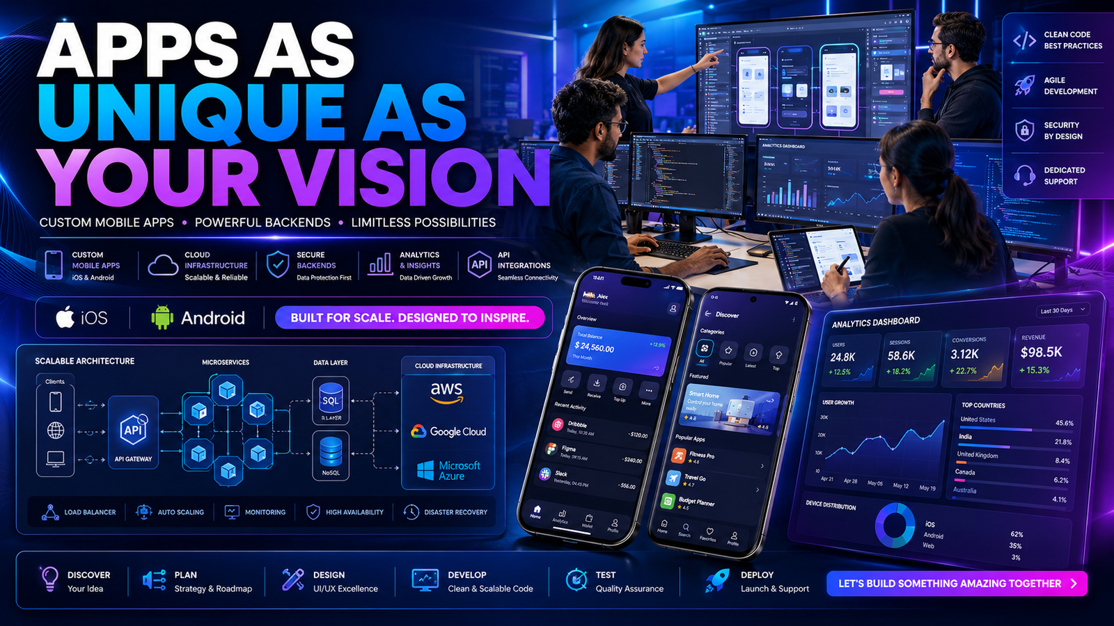 Apps as Unique as Your Vision: Why Custom App Development Gives Your Business a Competitive Edge