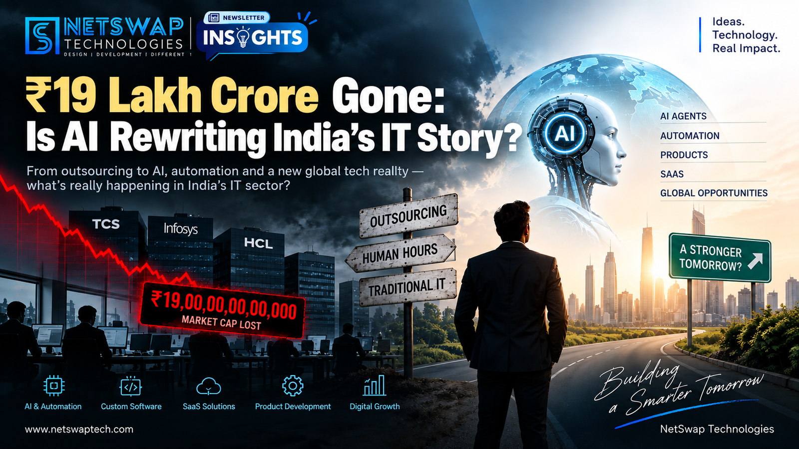 ₹19 Lakh Crore Gone: Is AI Rewriting India’s IT Story?