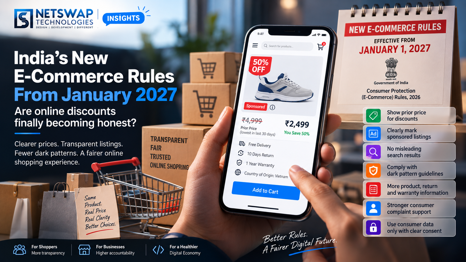 India’s New E-Commerce Rules 2027: Are Online Discounts Finally Becoming Honest?