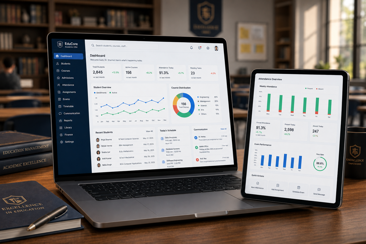 Educational CRM Software Solution | Student Admission - Learning Management System