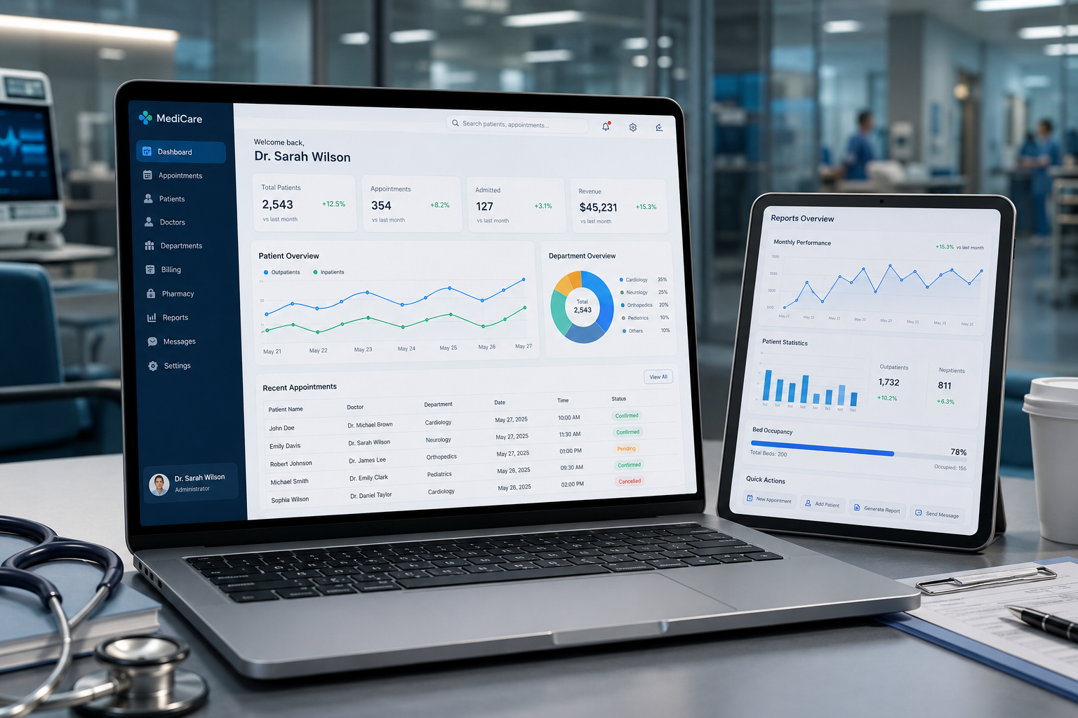 Hospital Management CRM Software Solution | Healthcare - Patient Management System